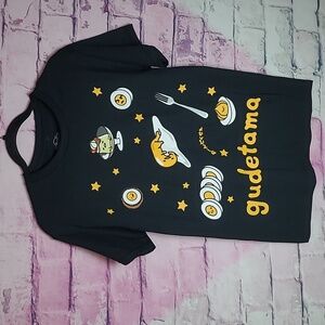 GUDETAMA BY SANRIO EGG PHASES GRAPHIC OVERSIZED LONG LENGTH TEE SMALL NEW